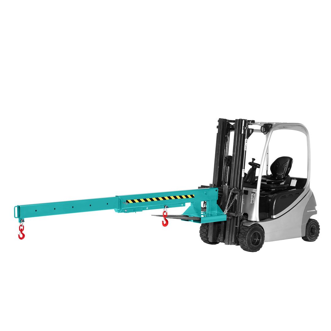 Kranarm für Gabelstapler - max. Traglast 5.000 kg - Länge 2.220 - 3.720 mm - anthrazitgrau