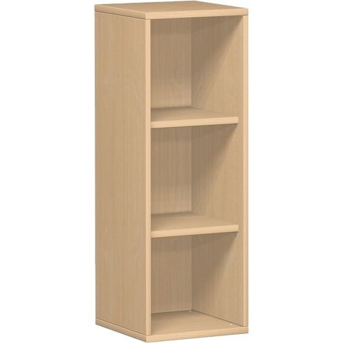 Büroregal, Metallsockel/Standfüße, 2 Einlegeböden, modular, Dreischicht-Feinspan, Einlegeboden, 1.152 x 1.000 x 425 mm (HxBxT), Dekor Ahorn