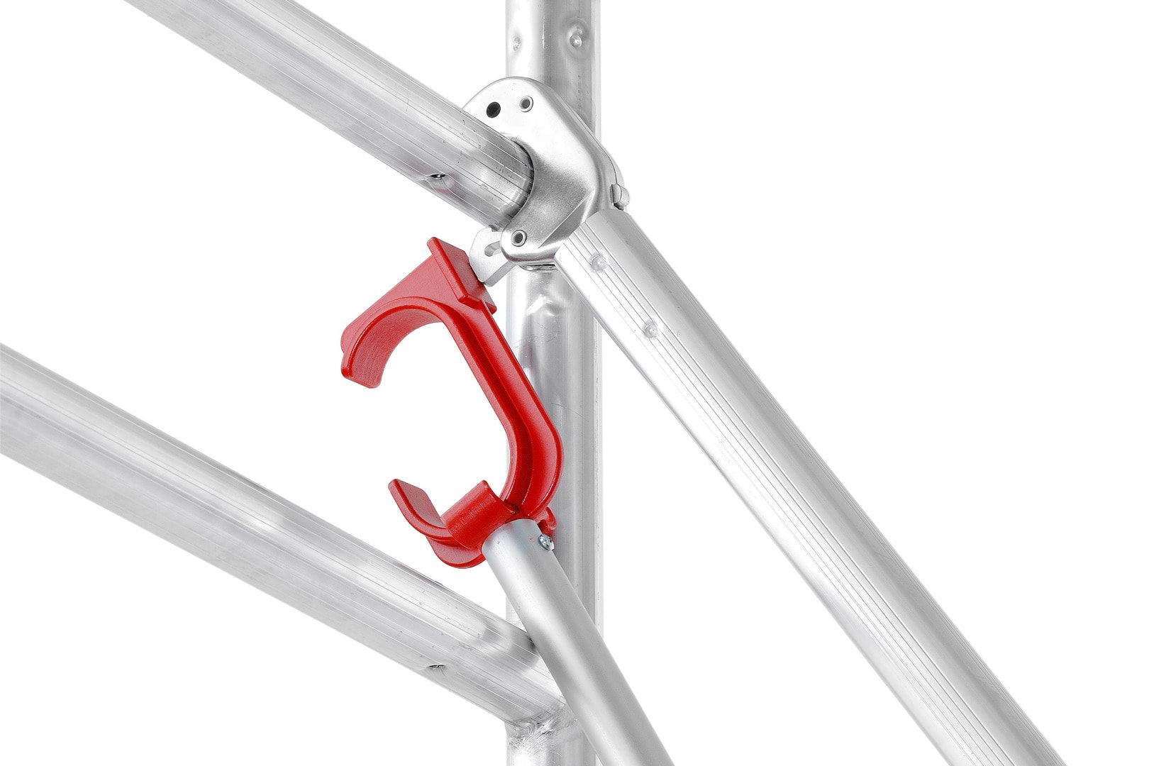 Fahrgerüst mit großer Plattform und Ausleger - 2.640 x 1.900 x 1.500 mm (HxBxT) - Hymer Aluminium Gerüst