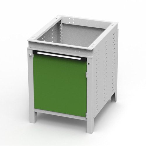OTTOKIND Werkbank - Arbeitsplatte bündig - 850 x 605 x 750 mm (HxBxT) - Schrank - lichtgrau
