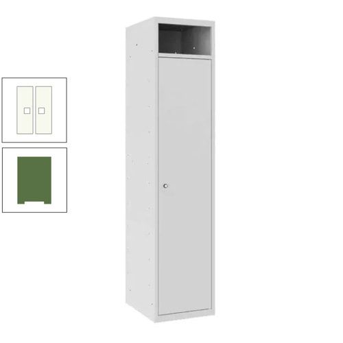 Wäschesammelschrank, Wäscheschrank, Einwurfschlitz, Zylinderschloss, 1.800 x 400 x 500 mm (HxBxT), Korpus anthrazitgrau, Front anthrazitgrau