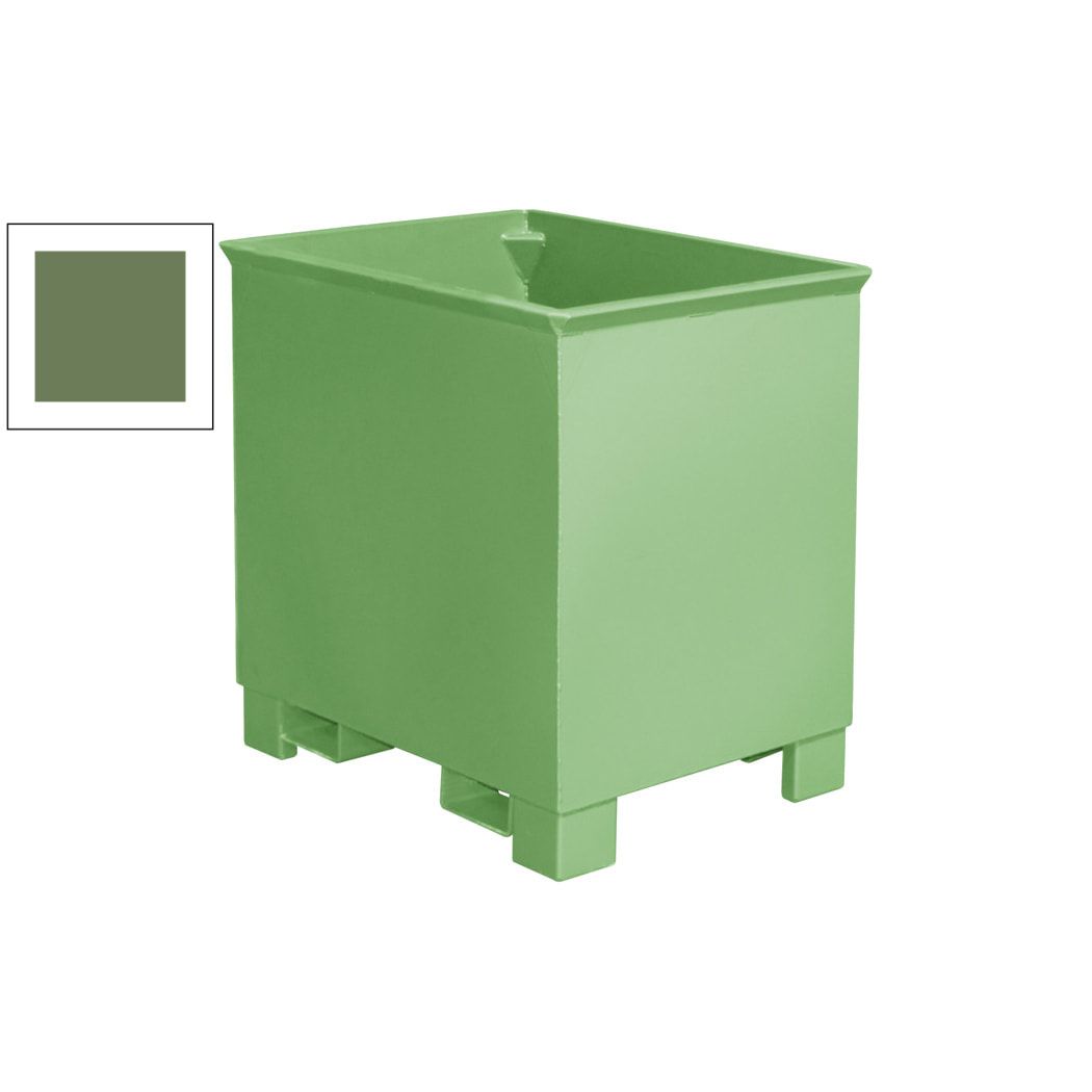 Container - 3-fach stapelbar - Volumen 300 l - Traglast 500 kg - 800 x 840 x 620 mm (HxBxT) - feuerrot
