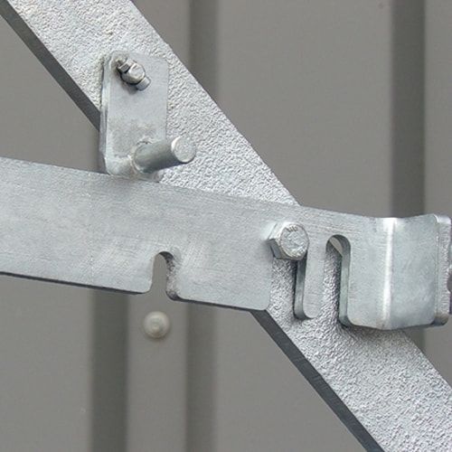 Eichinger Fasszange, Kran, 60 - 220 l Metallfässer, Traglast 360 kg, Gewicht 13 kg, liegende Fässer, Scherenzange, Farbe: anthrazitgrau (RAL 7016)