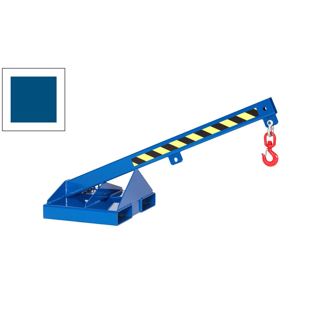 Lastarm - starr, Neigung 25 Grad - Länge 1.390 mm - Traglast 350 - 1.000 kg - enzianblau