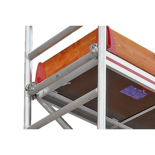 Klappbares Fahrgerüst - mit Ausleger - 1.800 x 1.900 x 800 mm (HxBxT) - Hymer Aluminium Gerüst