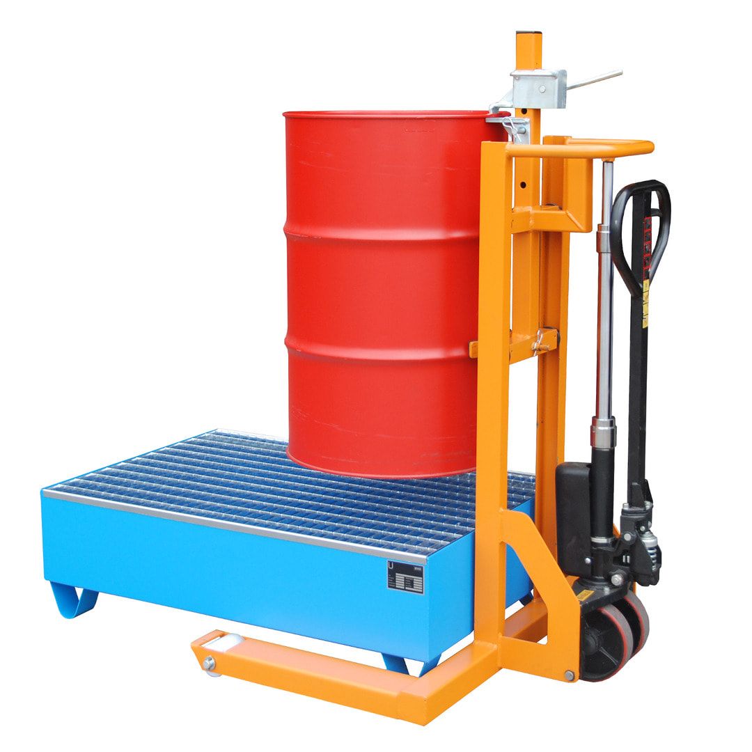 Fassheberoller - Traglast 300 kg - hydraulisch - Fassgreifer - feuerverzinkt
