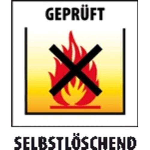 selbstlöschender Wertstoffsammler, Abfallbehälter - Volumen 45 l, Farbe blau