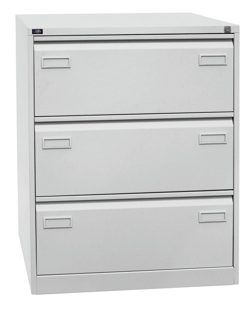 Bisley Light Hängeregistraturschrank - 2 Schubladen - doppelbahnig - Farbe blau