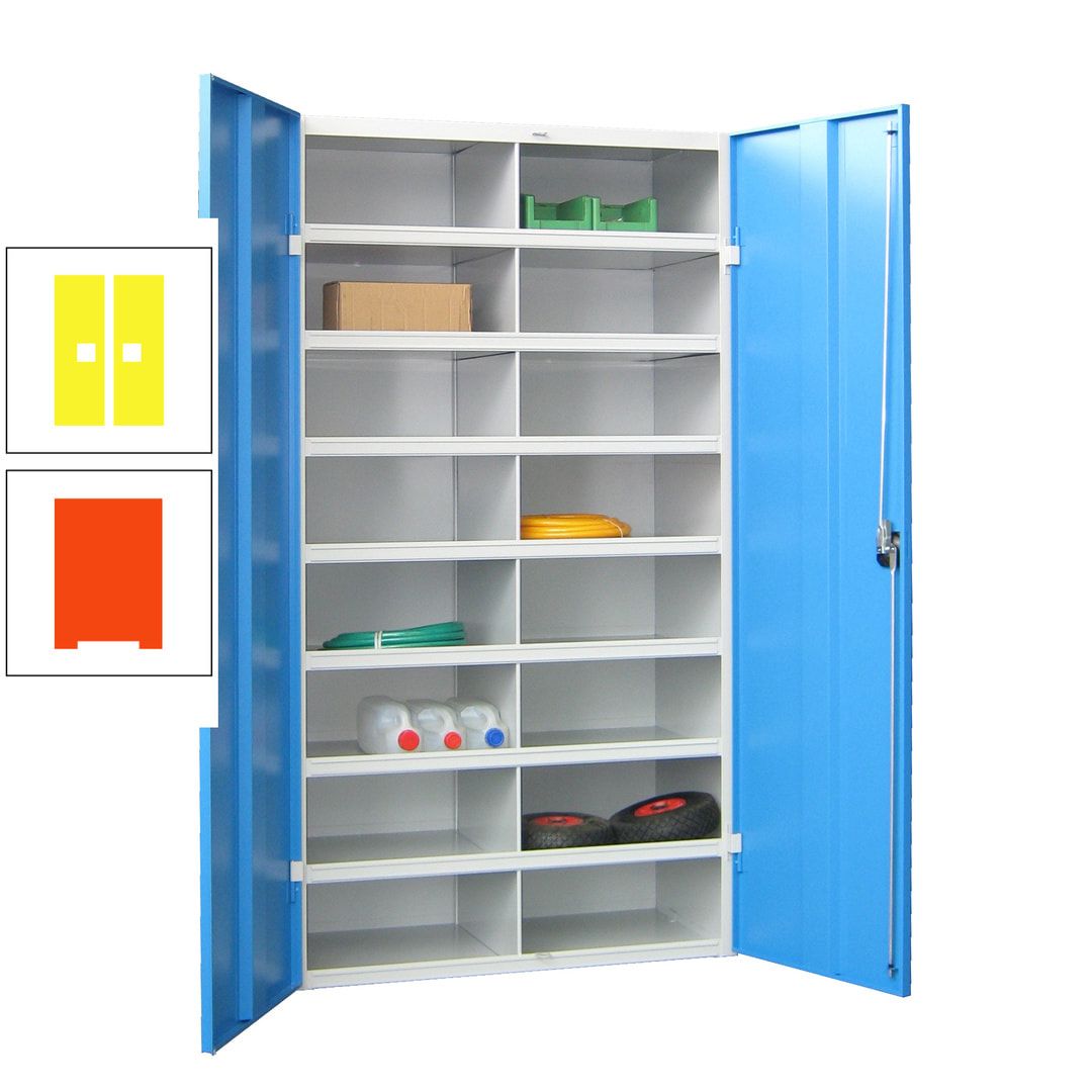 Aktenschrank - Fächerschrank - Sortierstation - 16 Fächer - Büroschrank - Dokumentenablage - 1.800 x 1.000 x 530 mm (HxBxT) - anthrazitgrau