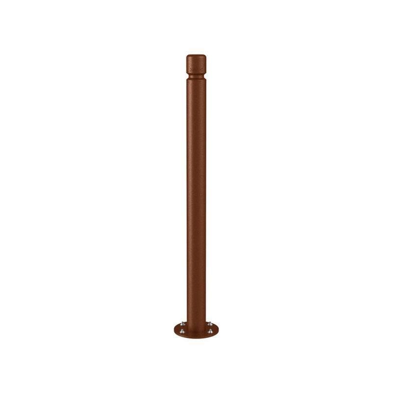 Neigbarer Pfosten mit Flachkopf - 76 x 1.100 mm (DxH) - Farbe enzianblau - Pfosten mit Gelenk - beweglicher Pfosten