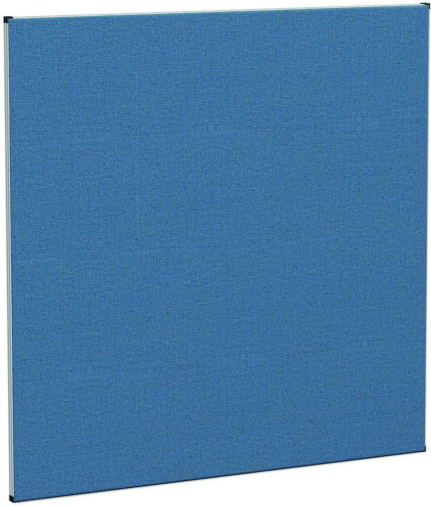 Stellwand, Trennwand, Raumteiler, Sichtschutz, schallabsorbierend, Stoffbespannung, pinnbar, Alurahmen, 1.200 x 1.000 x 27 mm (HxBxT), Calypso rot
