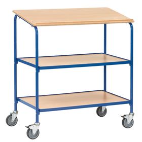 Fetra - Rollpult - Tragkraft 100 kg - (HxBxT) 1.195 x 1.000 x 600 mm - 2 Böden