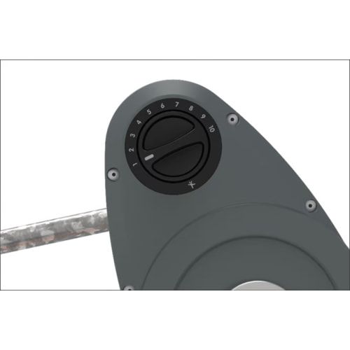 Crosstrainer, gelenkschonend, Ober-Unterkörper, 10 Widerstandsstufen, Magnetbremssystem, Handyhalterung, 1.670 x 700 x 1.650 mm (HxBxT), Grau