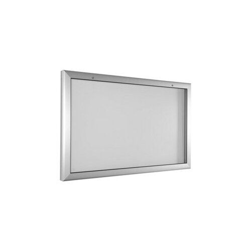 Aluminium Schaukasten, Schaufenster, Auslage, Werbekasten - DIN A1, Hochformat, Magnet Rückwand in anthrazit, 1.025 x 800 x 80 mm (HxBxT)