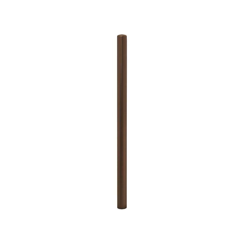 Einfacher Pfosten mit Bogenkopf - Durchmesser 60 mm - Höhe 1.100 mm - Farbe enzianblau