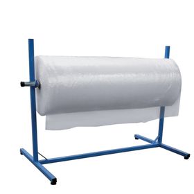 Rollenständer - für Rollenware - Tragkraft 100 kg - 1.210 x 1.010 x 1.830 mm (HxBxT) - lichtblau
