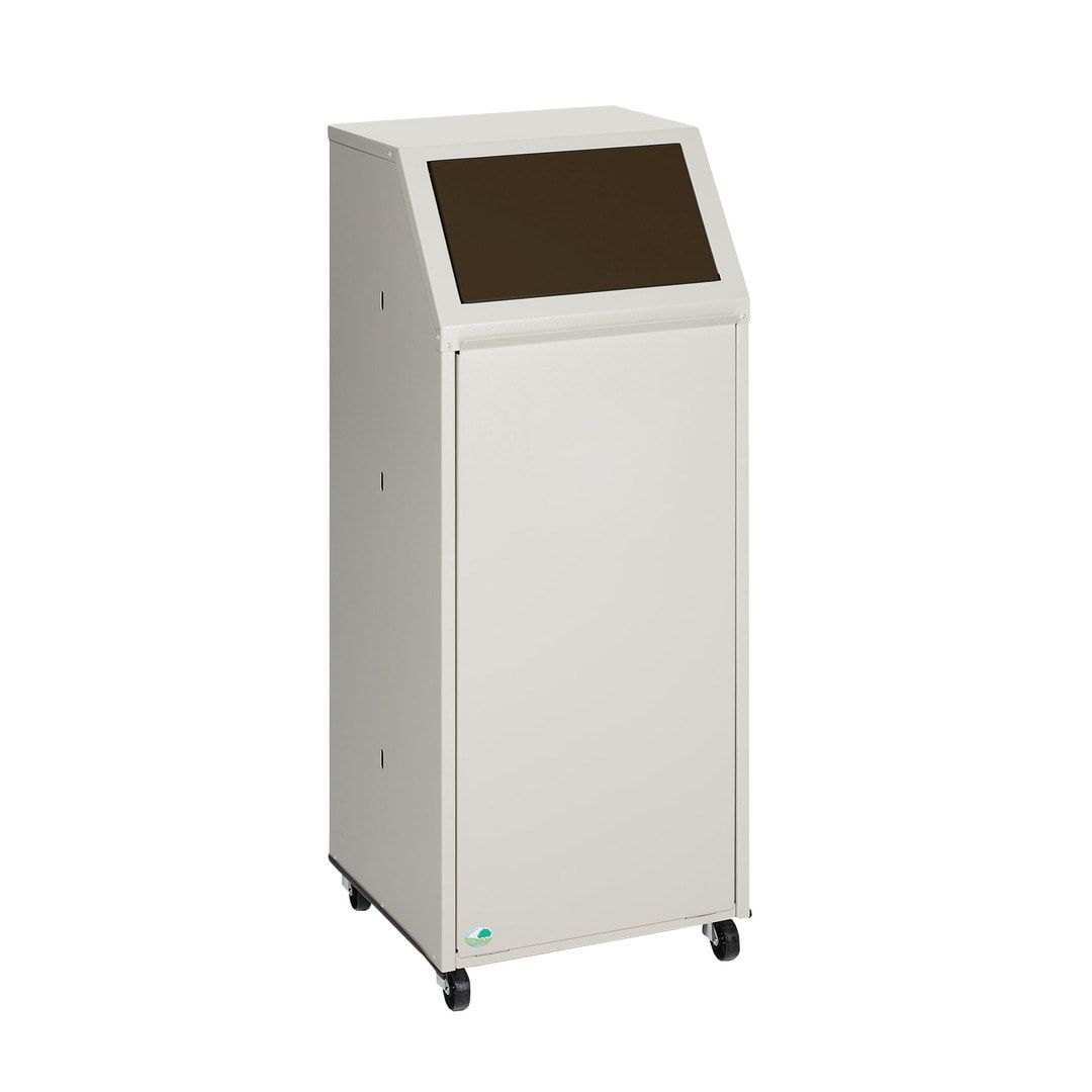 Wertstoffsammelgerät - fahrbar - 39 l - 800 x 400 x 400 mm (H x B x T) - Korpus kieselgrau - Einwurfklappe anthrazit - Abfallbehälter