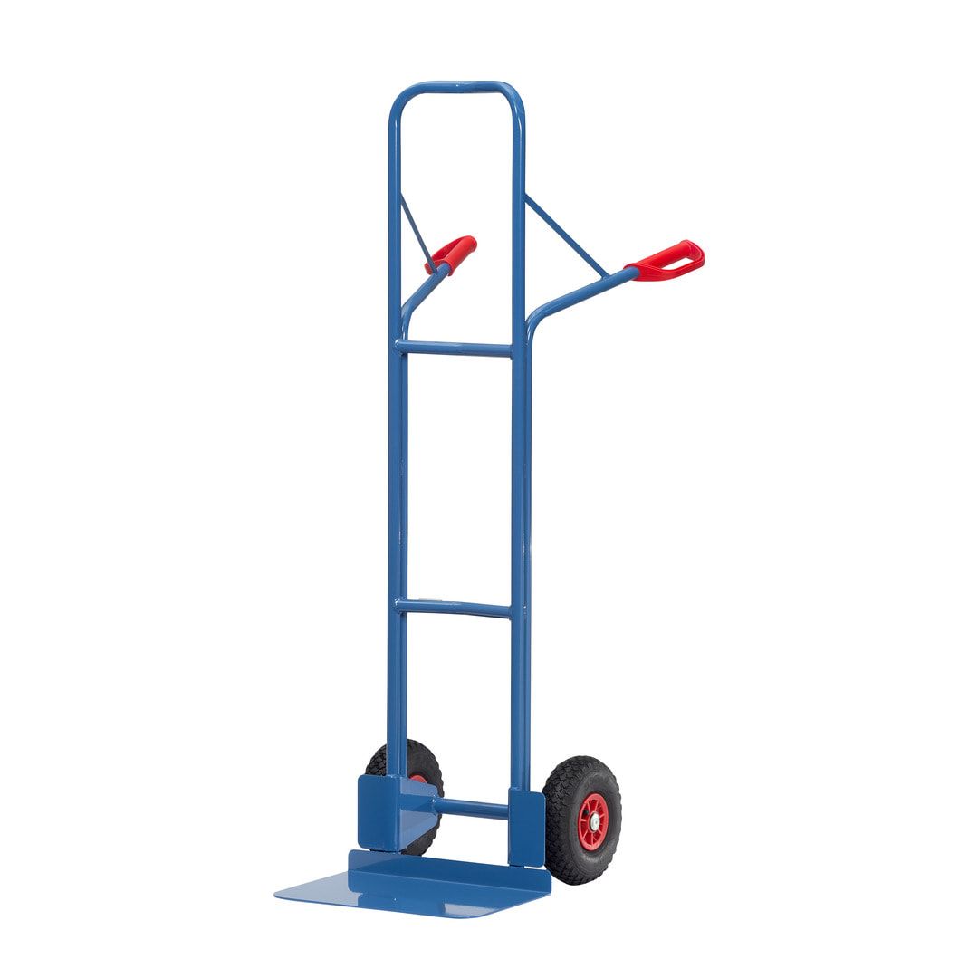 Fetra - Stahlrohrkarre - 300 kg - (HxBxT) 1.600 x 320 x 250 mm - Luftbereifung