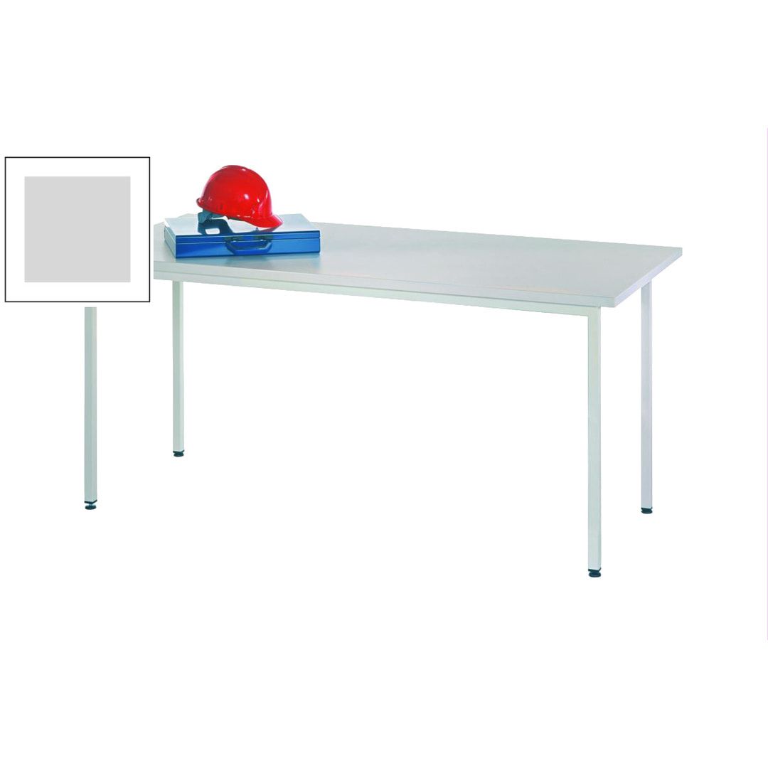Meisterschreibtisch - melaminharzbeschichtete Arbeitsplatte - 720 x 1.700 x 800 mm (HxBxT) - anthrazitgrau