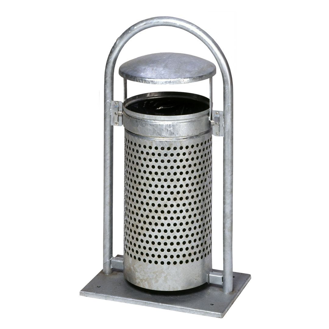 Abfallbehälter - Volumen 65 Liter - Mülleimer - Abfalleimer - Farbe gelb/grün