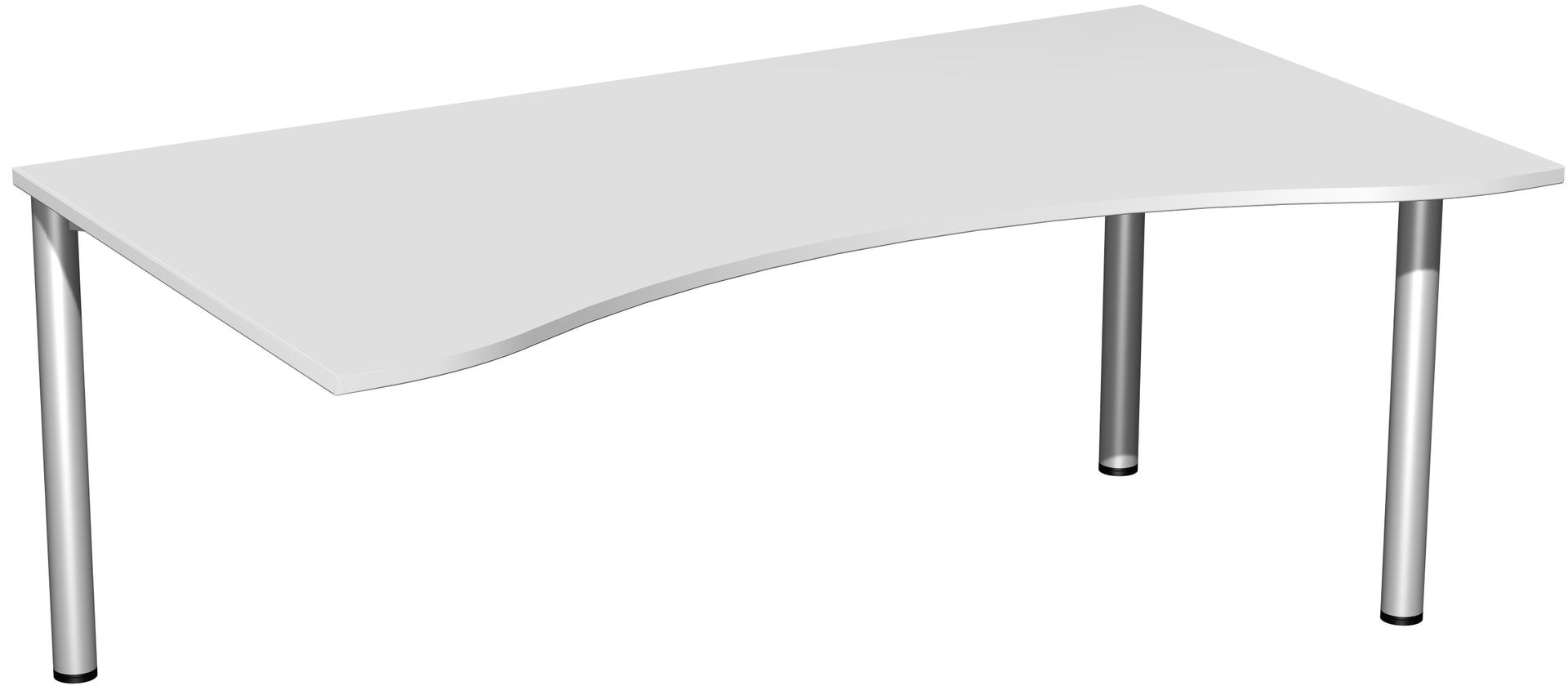 Ergo-Schreibtisch - 4-Fuß Flex - Bürotisch - 720 x 1.600 x 1.000 mm (HxBxT) - Gestell anthrazit - Ahorn
