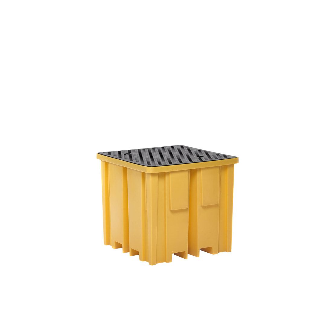 Auffangwanne für 1 x 1000 l IBC - Volumen 1.150 l - 1.090 x 1.230 x 1.230 mm (HxBxT)