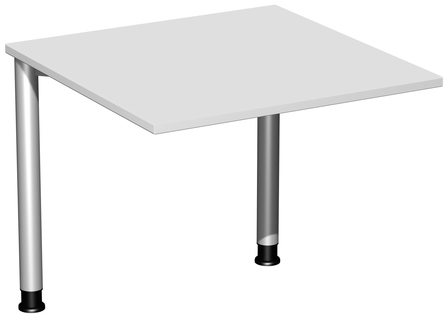 Schreibtisch - 4-Fuß Flex - Bürotisch - Höhe 680-800 mm - 1.200 x 600 mm (BxT) - Gestell anthrazit - Ahorn