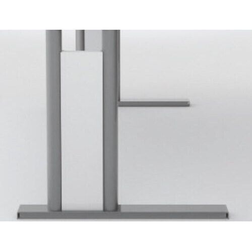 Eckschreibtisch, Ecke links, Füße einseitig verkürzt, C-Fuß Pro, höhenverstellbar, 680-820 x 1.600 x 1.200 mm (HxBxT), Dekor Ahorn