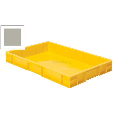 Eurobox - Eurokasten - Volumen 14,5 l - Boden und Wände geschlossen - 75 x 400 x 600 mm (HxBxT) - VE 2 Stk. - blau