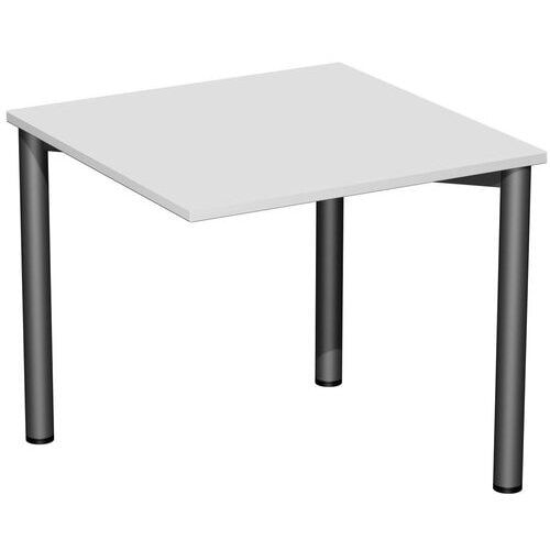 Schreibtisch - 4-Fuß Flex - Bürotisch - 720 x 1.000 x 800 mm (HxBxT) - Gestell anthrazit - Ahorn