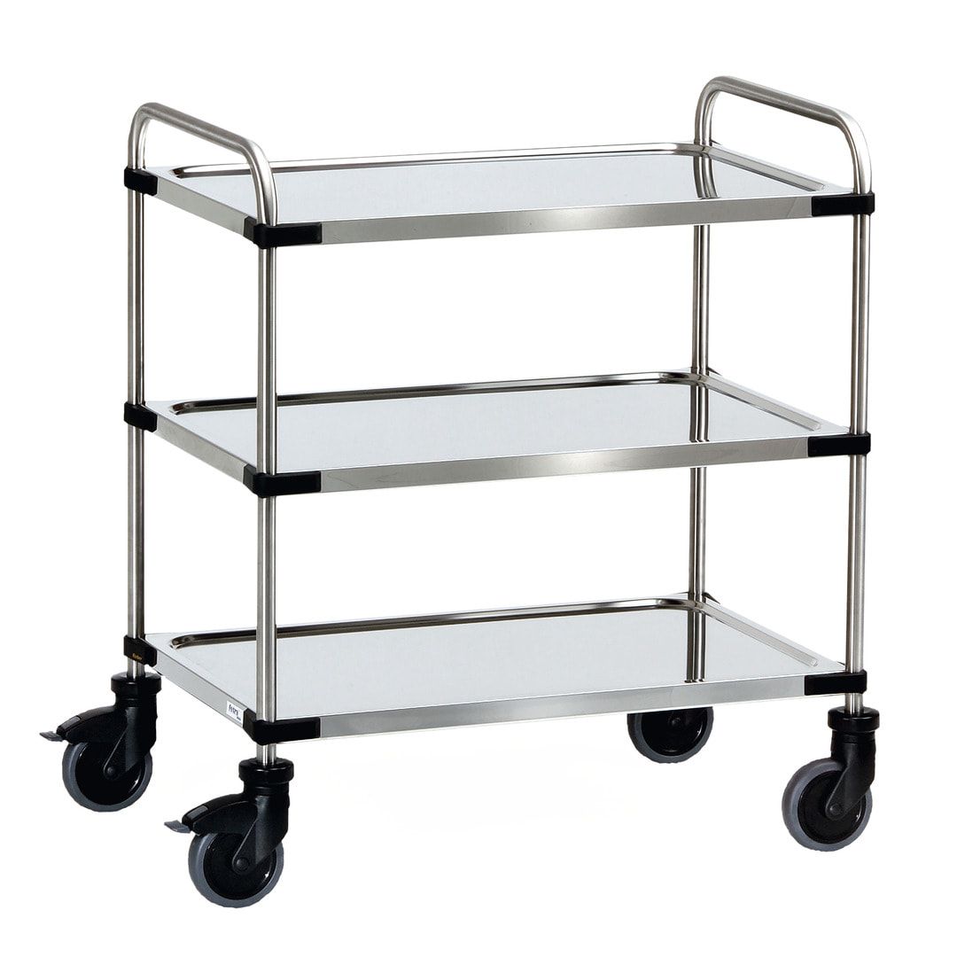 Fetra - Servierwagen - Bürowagen - 150 kg - (BxT) 400 x 630 mm - 3 Böden