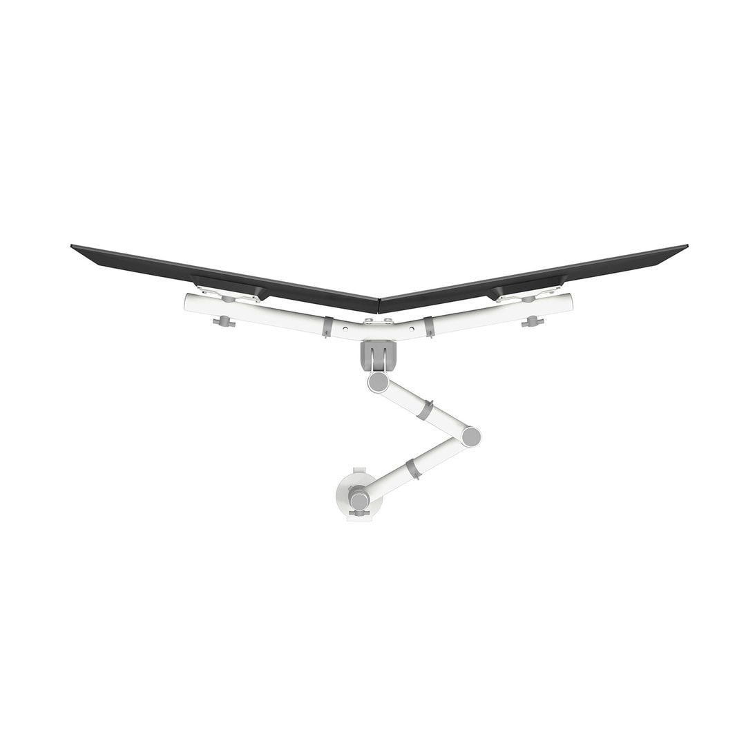 Doppel Monitorarm - 2 x 34,5 Zoll Bildschirm - Monitorhalterung - Bildschirmhalter - VESA - schwenkbar - drehbar - neigbar - Farbe schwarz