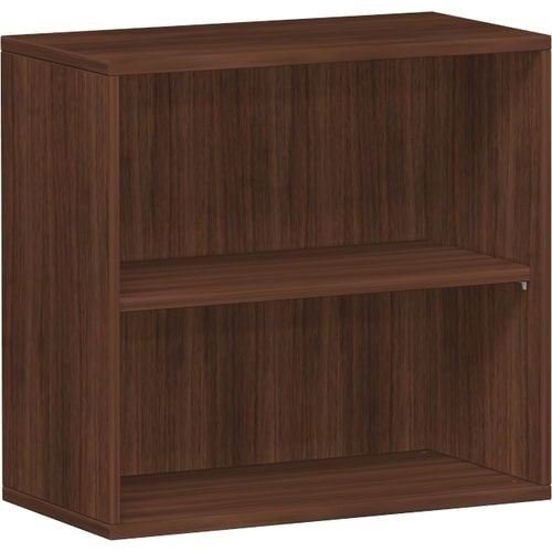 Büroregal, Schreibtischhöhe, Metallsockel/Standfüße, Dreischicht-Feinspan, Einlegeboden, 768 x 1.000 x 425 mm (HxBxT), Dekor Ahorn