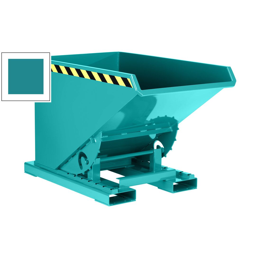 Abrollkipper für Schüttgüter - Volumen 1.200 l - Traglast 1.500 kg - 1.100 x 1.070 x 1.800 mm (HxBxT) - anthrazitgrau