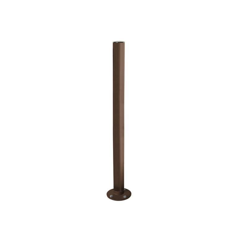 Neigbarer Pfosten mit Edelstahlkopf - 76 x 1.010 mm (DxH) - Farbe enzianblau - Pfosten mit Gelenk - beweglicher Pfosten