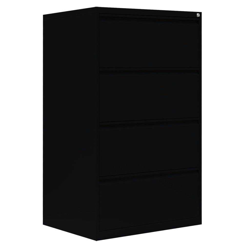 Hängeregistraturschrank, Hängeregisterschrank, 4 Schubladen, 2-bahnig, DIN A4, 1.320 x 760 x 620 mm (HxBxT), Korpus- und Schubladenfarbe wählbar