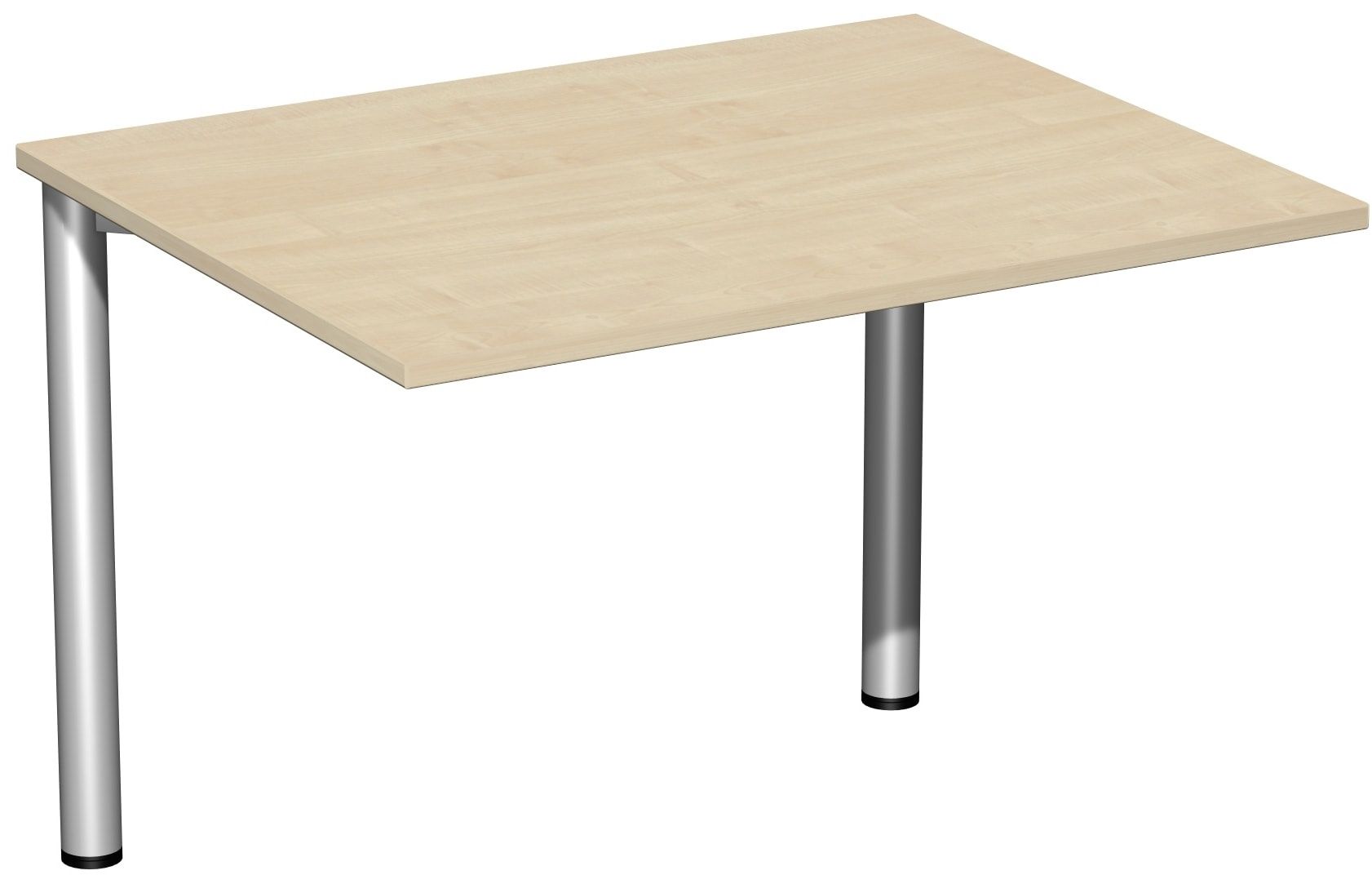 Schreibtisch - 4-Fuß Flex - Bürotisch - 720 x 1.000 x 800 mm (HxBxT) - Gestell anthrazit - Ahorn
