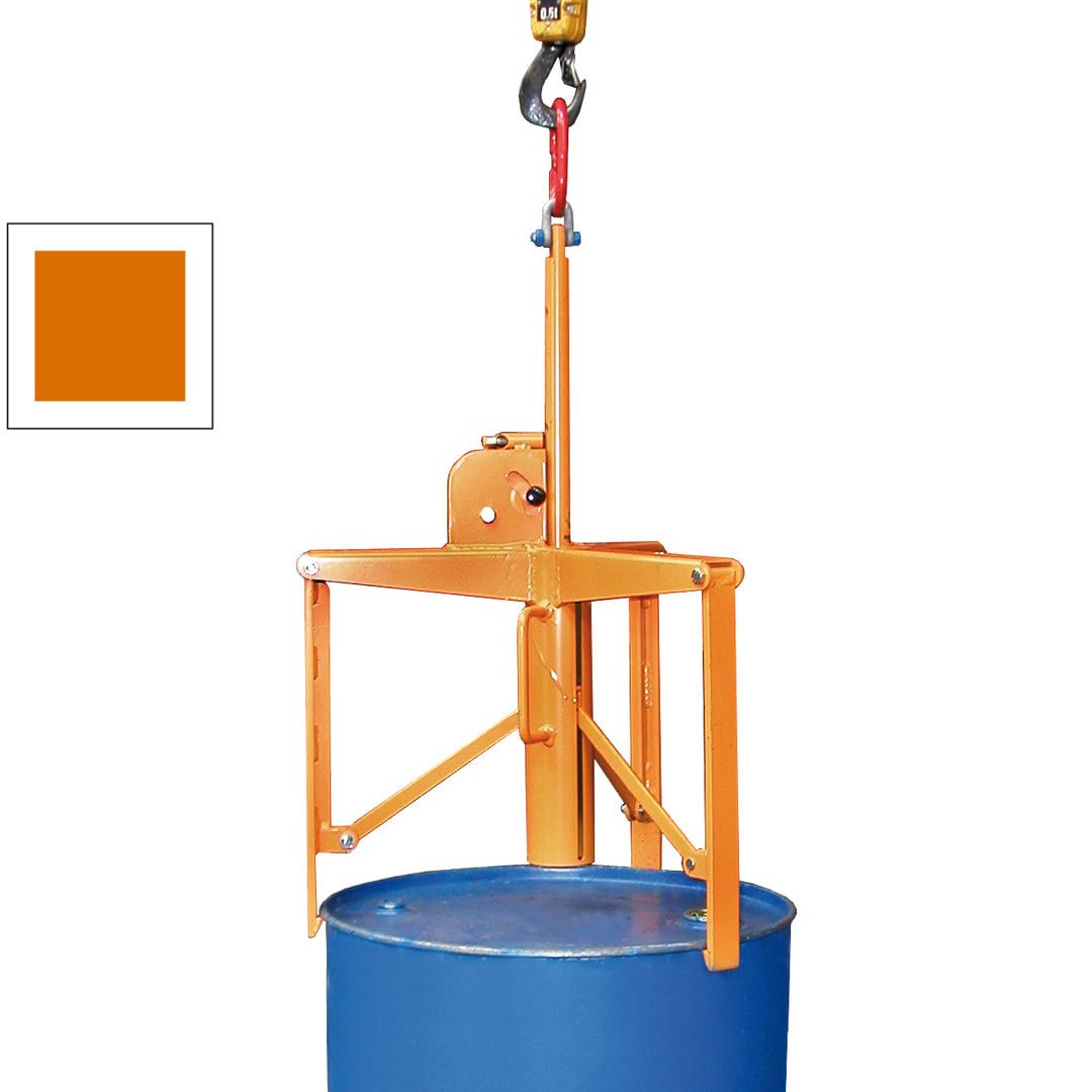 Fassgreifer - Traglast 400 kg - f. stehende 60-200-l Fässer - feuerverzinkt