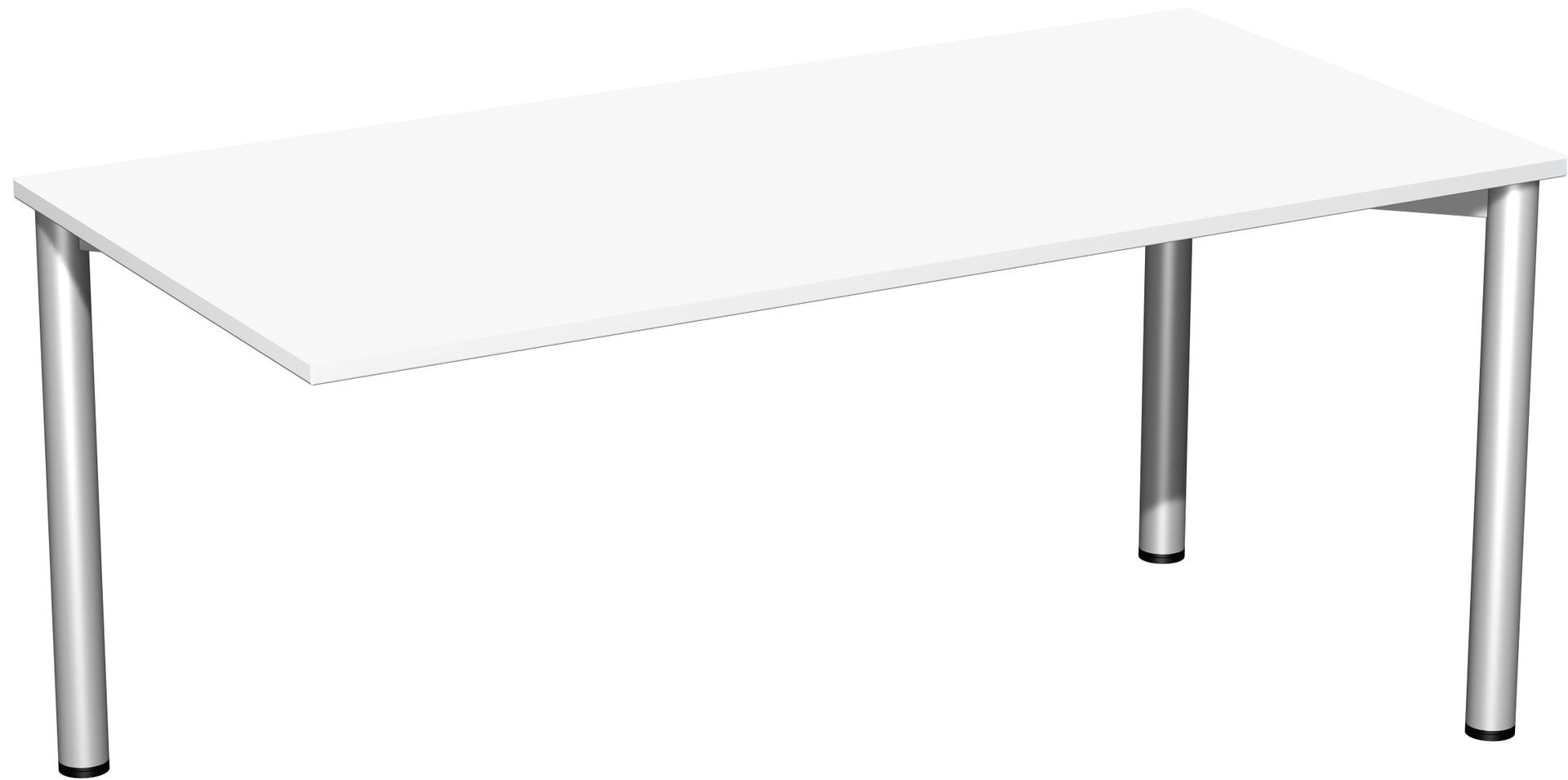 Schreibtisch - 4-Fuß Flex - Bürotisch - 720 x 1.200 x 600 mm (HxBxT) - Gestell anthrazit - Ahorn