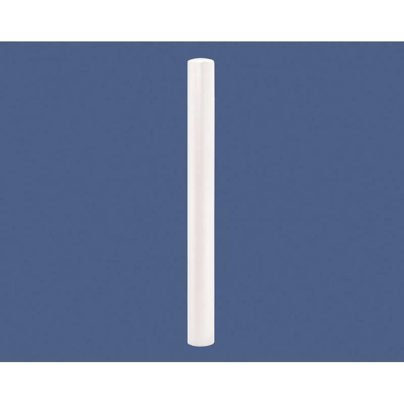 Einfacher Pfosten mit Bogenkopf - Durchmesser 90 mm - Höhe 1.000 mm - Farbe enzianblau