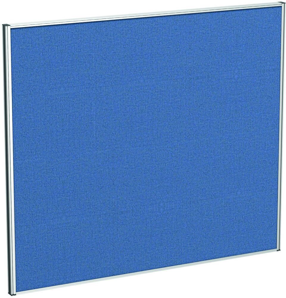 Stellwand, Trennwand, Raumteiler, Sichtschutz, schallabsorbierend, Stoffbespannung, pinnbar, Alurahmen, 1.200 x 1.000 x 41 mm (HxBxT), Calypso rot