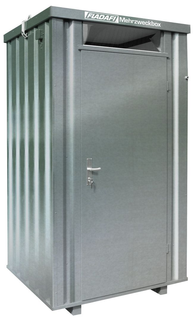 Mehrzweckbox - Kleinteilelager - Lagerbox - 2.425 x 1.400 x 1.250 mm (HxBxT) - doppelwandige Einflügeltür