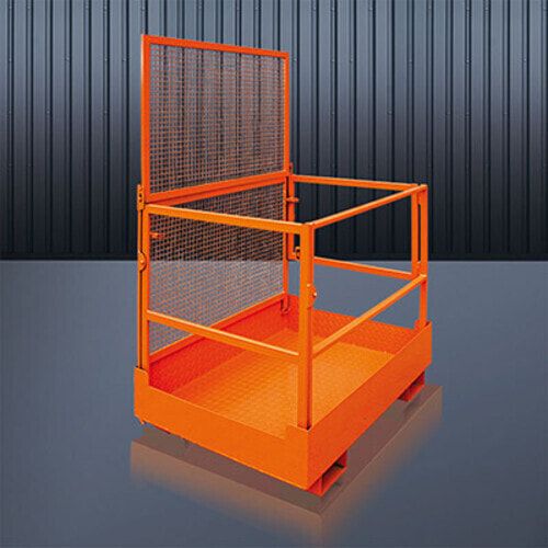Eichinger Arbeitskorb, klappbar, für 2 Personen, 250kg NL, pulverbeschichtet, Tür seitlich, 1.980 x 1.190 x 1.200 mm (HxBxT), Farbe anthrazitgrau