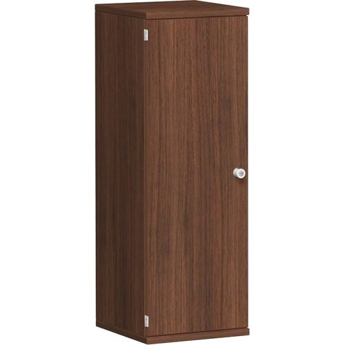 Flügeltürenschrank, Holztüren, Schloss links, 3 Ordnerhöhen, 2 Einlegeböden, 1.152 x 400 x 425 mm (HxBxT), Frontfarbe Ahorn, Korpusfarbe Ahorn