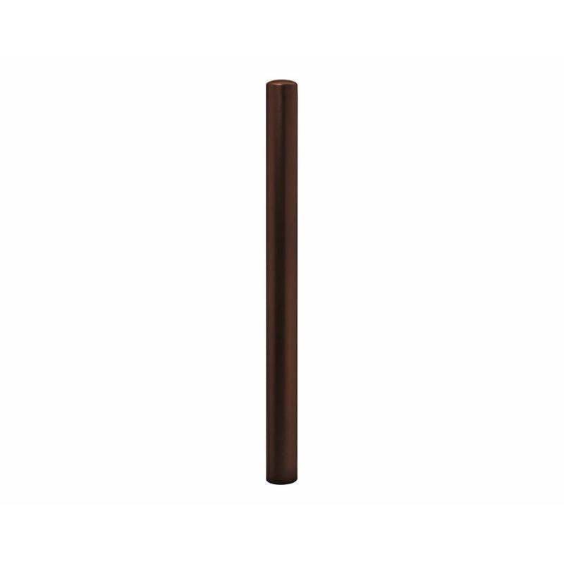 Einfacher Pfosten mit Bogenkopf - Durchmesser 76 mm - Höhe 1.000 mm - Farbe enzianblau