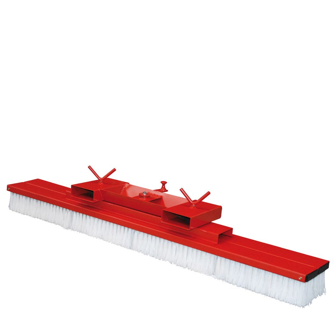 Gabelstapler-Kehrbesen - Breite 1.000 mm - fest - feuerrot