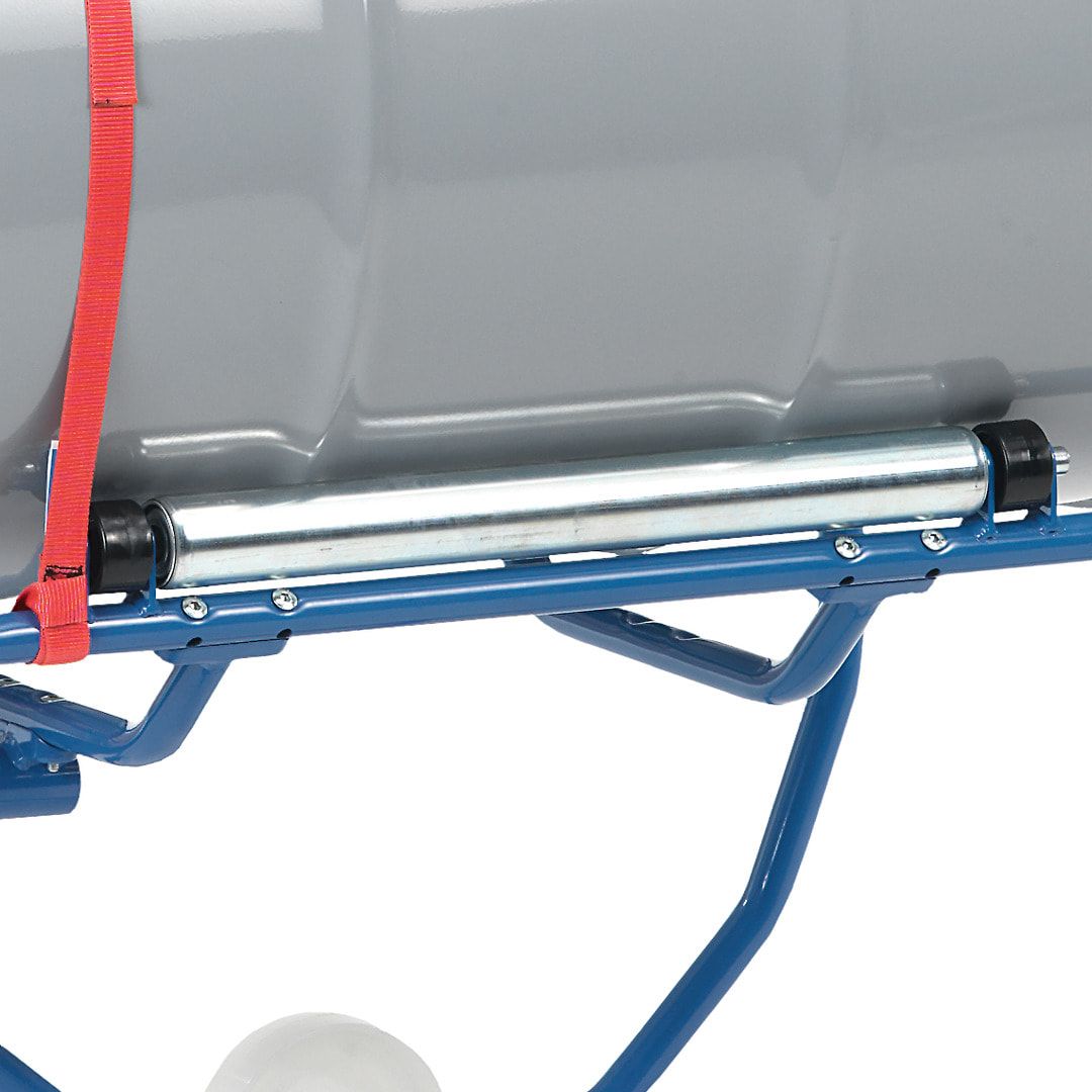 Fetra - Fasskipper für 200 l Fässer - Tragkraft 250 kg - fahrbar - Hebelstange