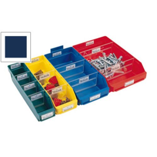 Regalkästen - PP - 95x120x300 mm - 30 Stück - Sortierkästen - Farbe blau