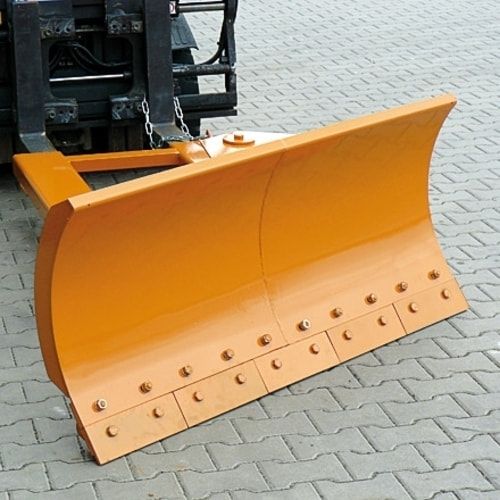 Eichinger Schneeschild für Gabelstapler, Federklappschare, Räumbreite 1.100 - 1.500 mm, Farbe anthrazitgrau (RAL 7016)