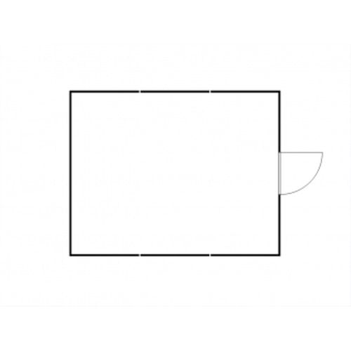 Isolierter Gefahrstoffcontainer - 2.520 x 5.080 x 6.520 mm (HxBxT) - Auffangvolumen 3 x 1.480 l - Lüftersteuerung - Doppelflügeltür kurze Seite